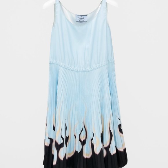 Prada Dresses & Skirts - *SOLD* Prada S/S 2012 Pleated Flame Dress